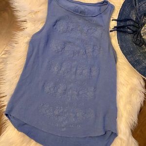 Lucky Brand Tops - Lucky Brand S/P 100% cotton tank top high/low Lucky Brand Tops - Lucky Brand S/P 100% cotton tank top high/low